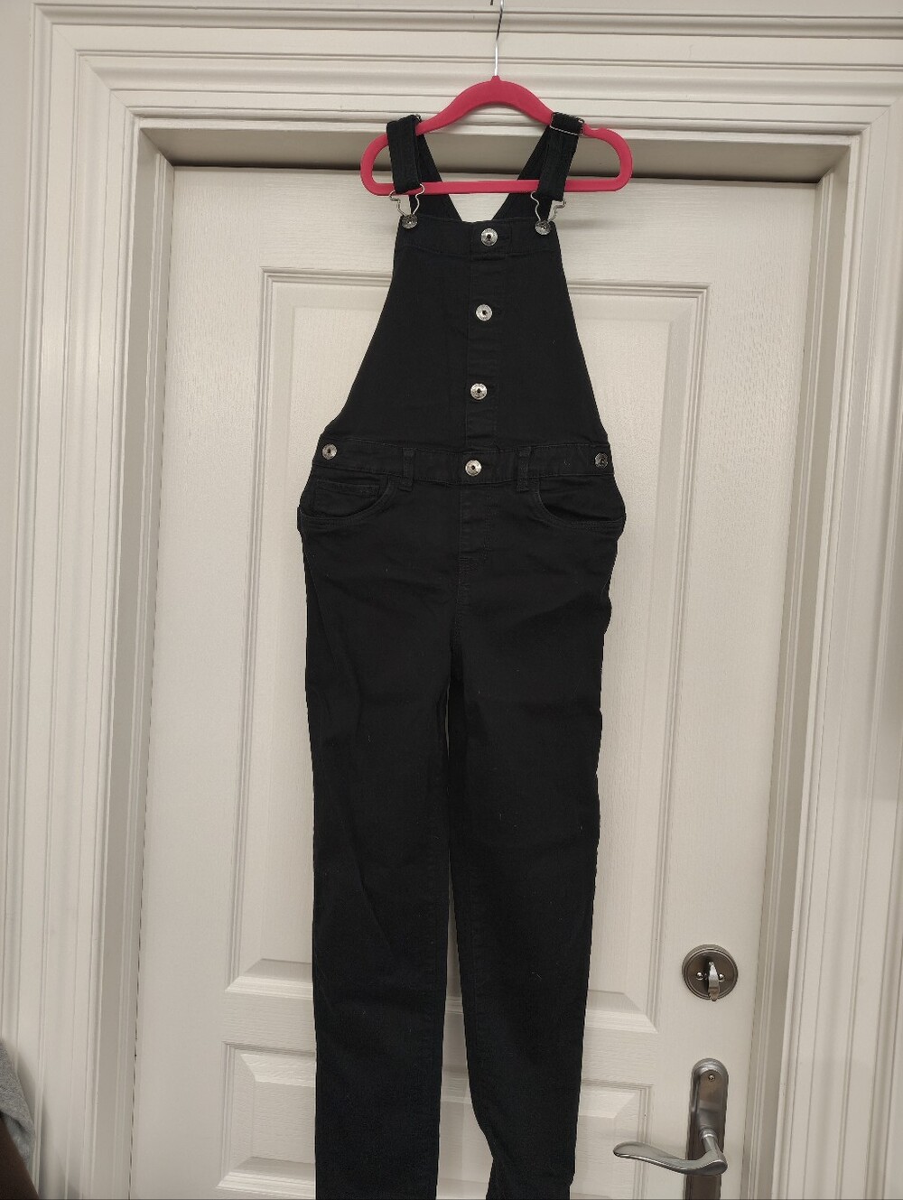 OshKosh B'gosh Black Denim Adjustable Overalls